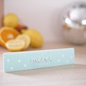 Règle remerciements personnalisable menthe "summer vibes"