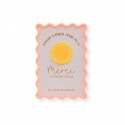 Aimant remerciements personnalisable citron "summer vibes"