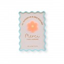 Aimant remerciements personnalisable fleur "summer vibes"
