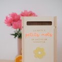 Boîte à mots remerciements personnalisable "summer vibes"