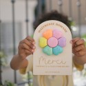 Carte avec surligneur remerciement personnalisable "Summer vibes"