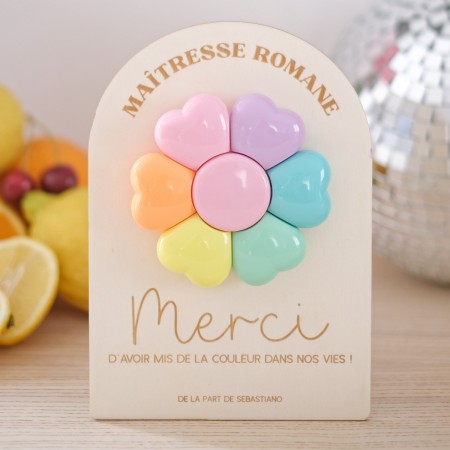Carte avec surligneur...