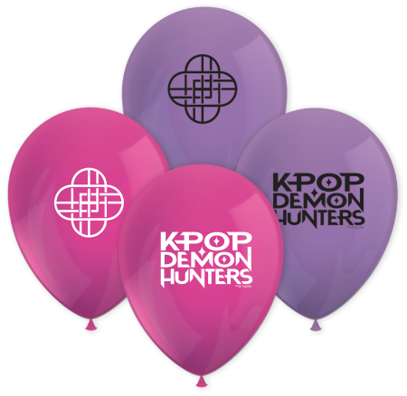 8 ballons "Kpop Demon Hunters"