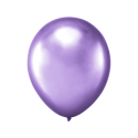 10 ballons chrome "violet" - 27 cm