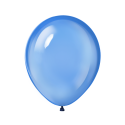 10 ballons cristal "bleu" -  27 cm
