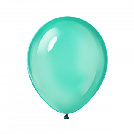 10 ballons cristal "vert...
