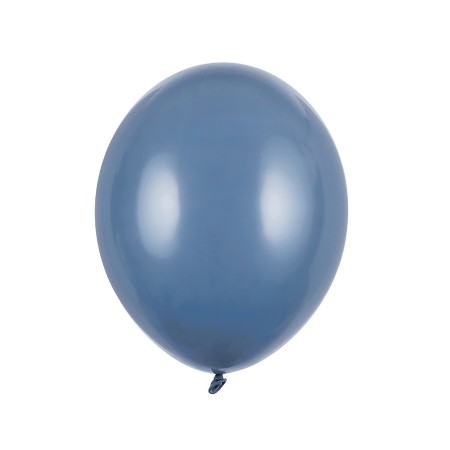 10 ballons bleu pétrole -...