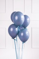 10 ballons bleu pétrole - 27 cm