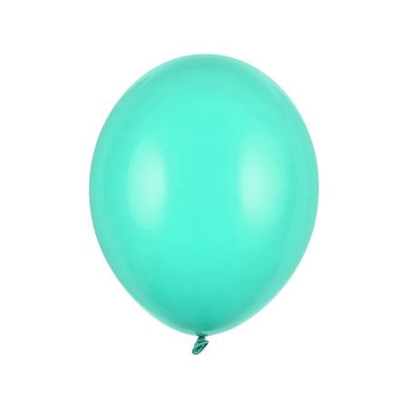 10 ballons vert menthe - 27 cm