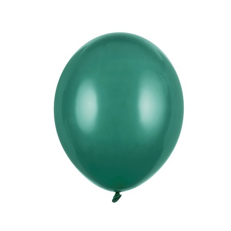 10 ballons vert forêt -  27 cm