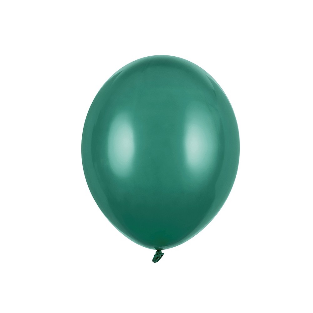 10 ballons vert forêt -  27 cm