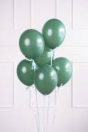 10 ballons vert forêt -  27 cm