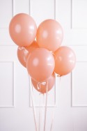 10 ballons corail - 27 cm