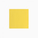 50 serviettes premium jaune - 12.5 cm