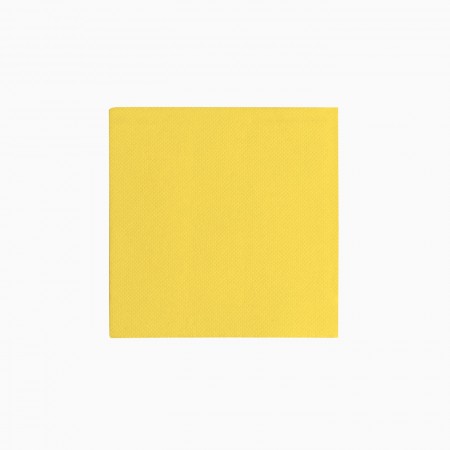 50 serviettes premium jaune...