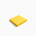 50 serviettes premium jaune - 12.5 cm