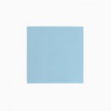 50 serviettes premium bleu pastel - 12.5 cm