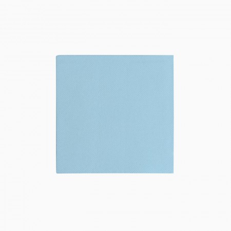 50 serviettes premium bleu...