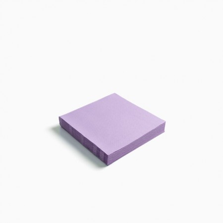 50 serviettes premium mauve...