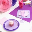 50 serviettes premium rose pastel - 12.5 cm