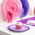 50 serviettes premium rose pastel - 12.5 cm