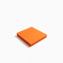 50 serviettes premium orange - 12.5 cm