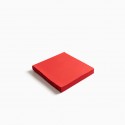 50 serviettes premium rouge - 12.5 cm