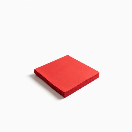 50 serviettes premium rouge...