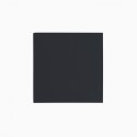 50 serviettes premium noir - 12.5 cm
