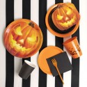 50 serviettes premium noir - 12.5 cm