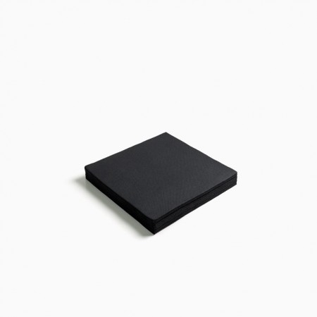 50 serviettes premium noir...