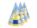6 Chapeaux de fête "Minions"