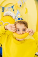 6 Chapeaux de fête "Minions"