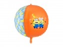 Ballon aluminium boule "Minions"
