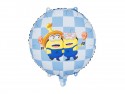 Ballon aluminium rond "Minions"