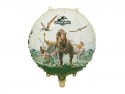 Ballon aluminium rond "Jurassic World"