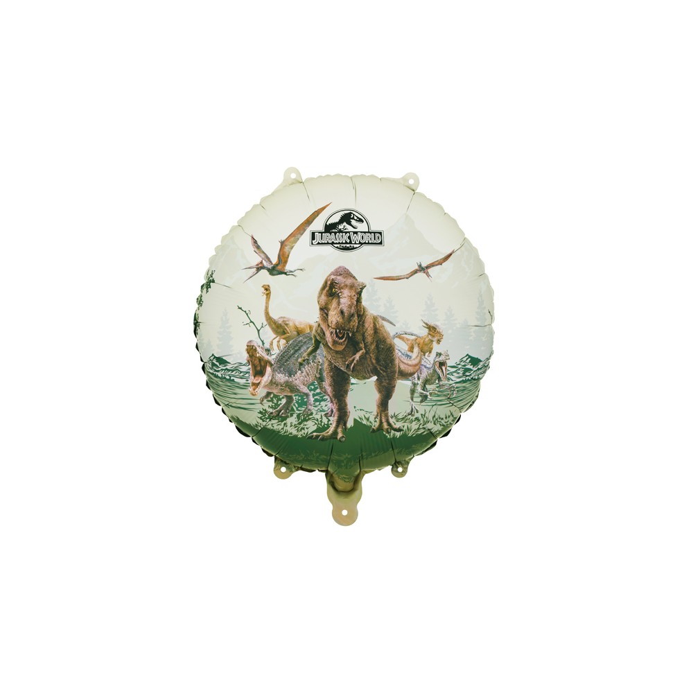 Ballon aluminium rond "Jurassic World"