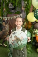 Ballon aluminium rond "Jurassic World"