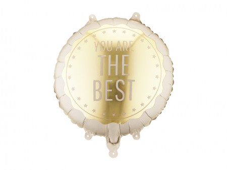 Ballon aluminium rond ''You...