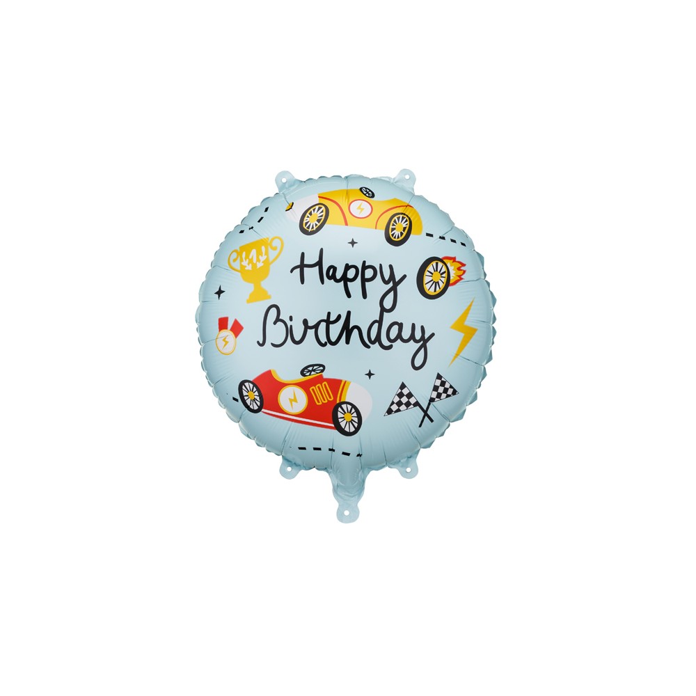 Ballon aluminium rond ''Happy Birthday''