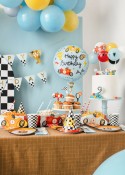 Ballon aluminium rond ''Happy Birthday''
