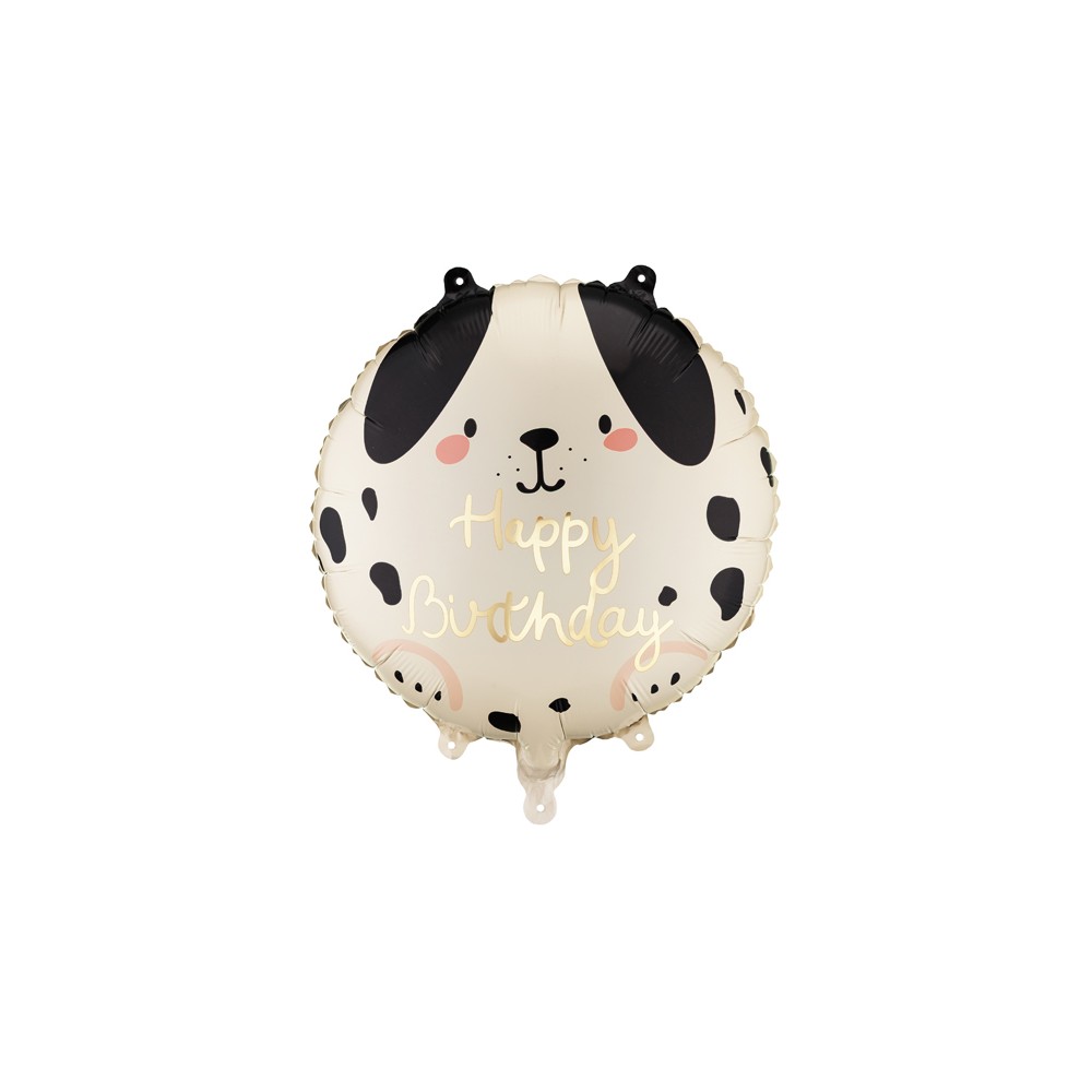 Ballon aluminium rond ''Happy Birthday''