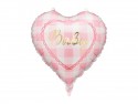 Ballon aluminium cœur rose ''Baby''