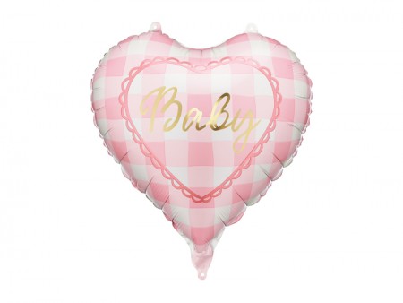 Ballon aluminium cœur rose...