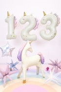 Ballon aluminium chiffre ''2'' Licorne