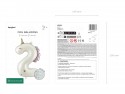 Ballon aluminium chiffre ''2'' Licorne