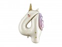 Ballon aluminium chiffre ''4'' Licorne
