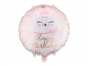 Ballon aluminium rond Chaton