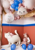 Ballon aluminium rond Chaton
