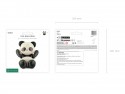 Ballon aluminium Panda